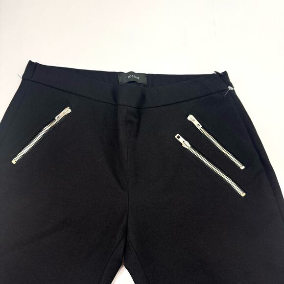 JOSEPH Black Spark Gabardine Stretch Pant Size EU 38/ US SIZE 6 Medium Like New - Picture 3 of 6